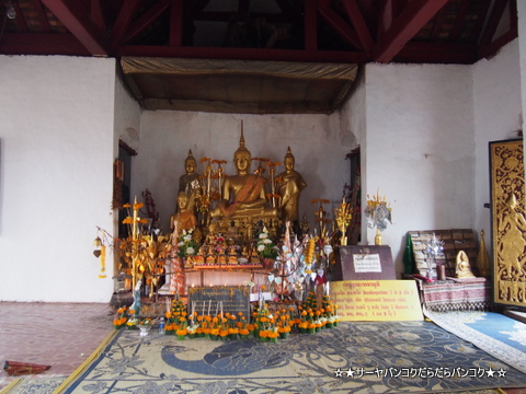 Wat Tham Phou Si ワット プーシー 夕陽 ルアンパバーン