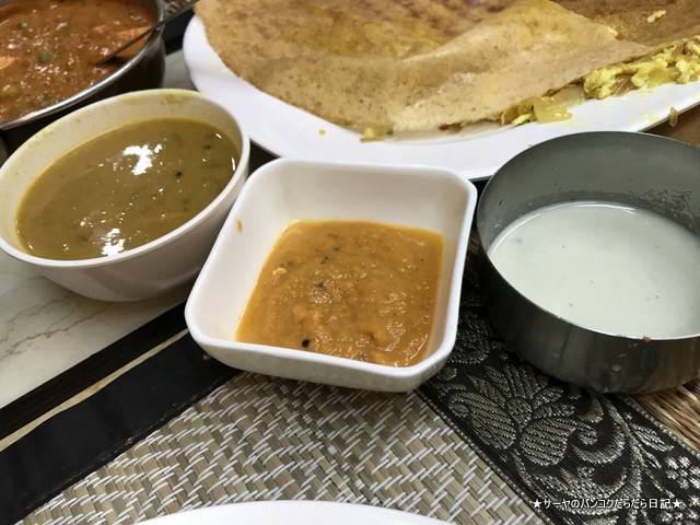 royal dosa プラトゥナム インド料理 バンコク チーズドーサ