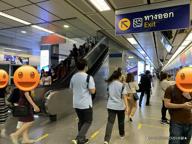 バンコク MRT 2020年 COVID