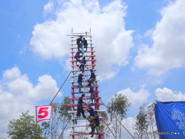 ロケット祭り タイ ヤソトーン サーヤ