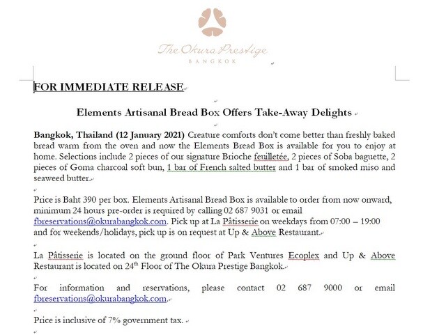 Elements Artisanal Bread Box Offers Take-Away Delights