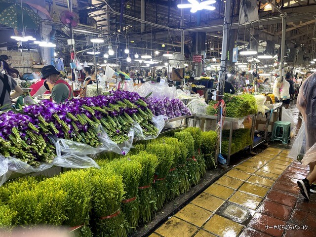パーク クローン花市場 バンコク flower market (9)