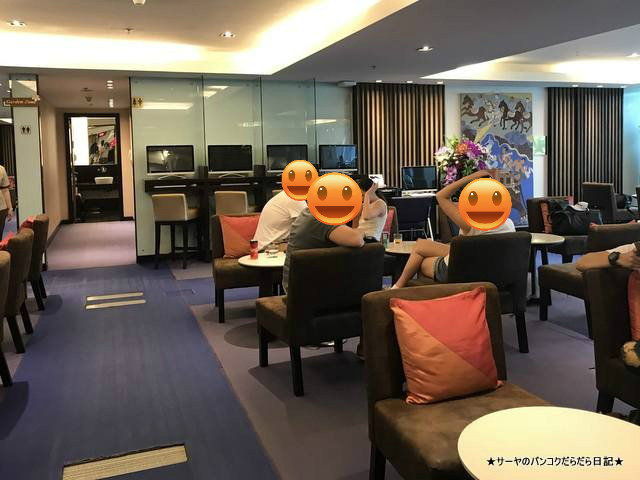 hai airways lounge 国内線 スワナプーム タイ航空