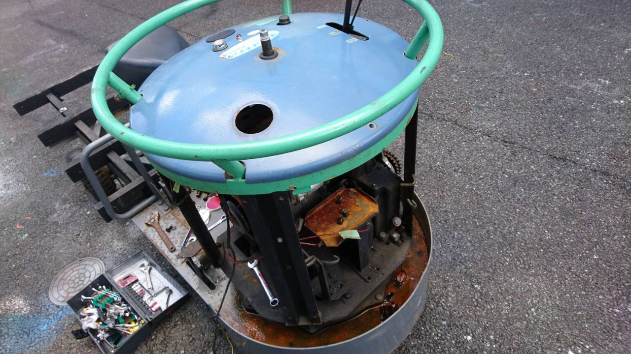 ターレットトラックの修理 おぎっちの研究室