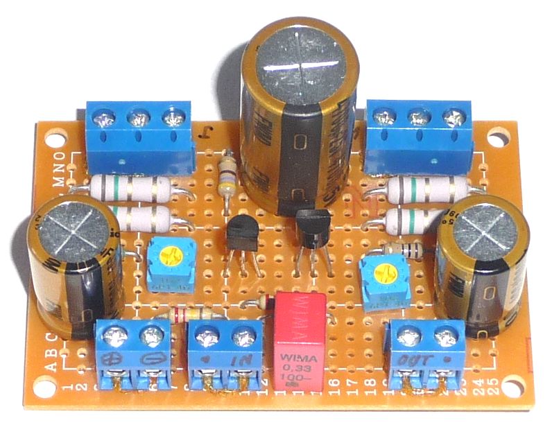 MOS-FET A級動作パワーアンプ その(2) アンプ基板つくり : OGU