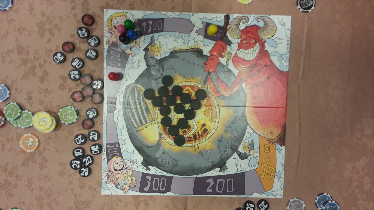 ボードゲーム レビュー 評価 地獄の釜 Auf Teufel Komm Raus あそびつながるラボ おすすめのボードゲーム紹介ブログ