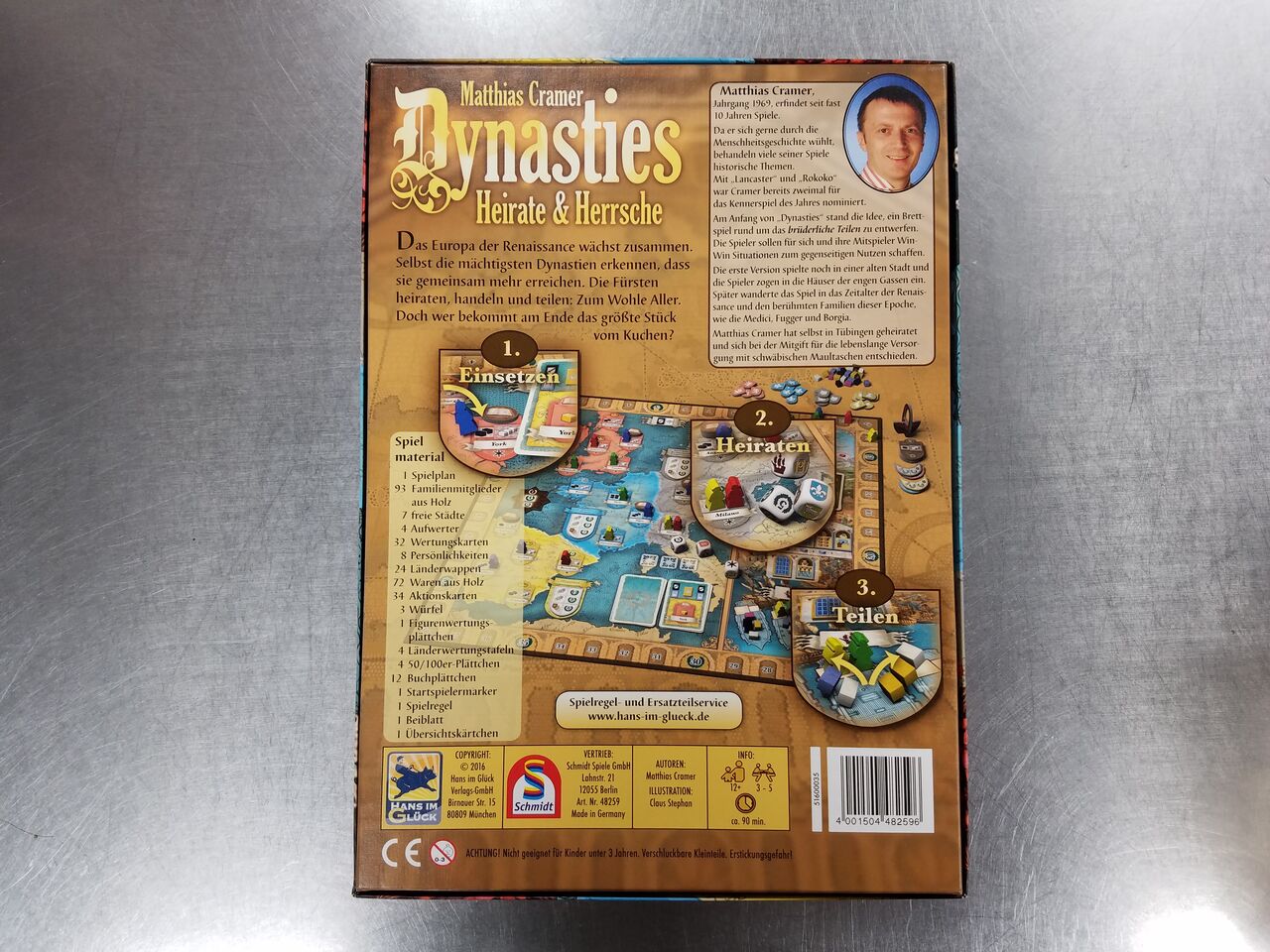 ボードゲーム レビュー 評価 ダイナスティ Dynasties Heirate Herrsche あそびつながるラボ おすすめのボードゲーム紹介ブログ