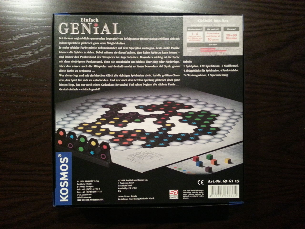 ボードゲーム・レビュー・評価】頭脳絶好調（インジーニアス