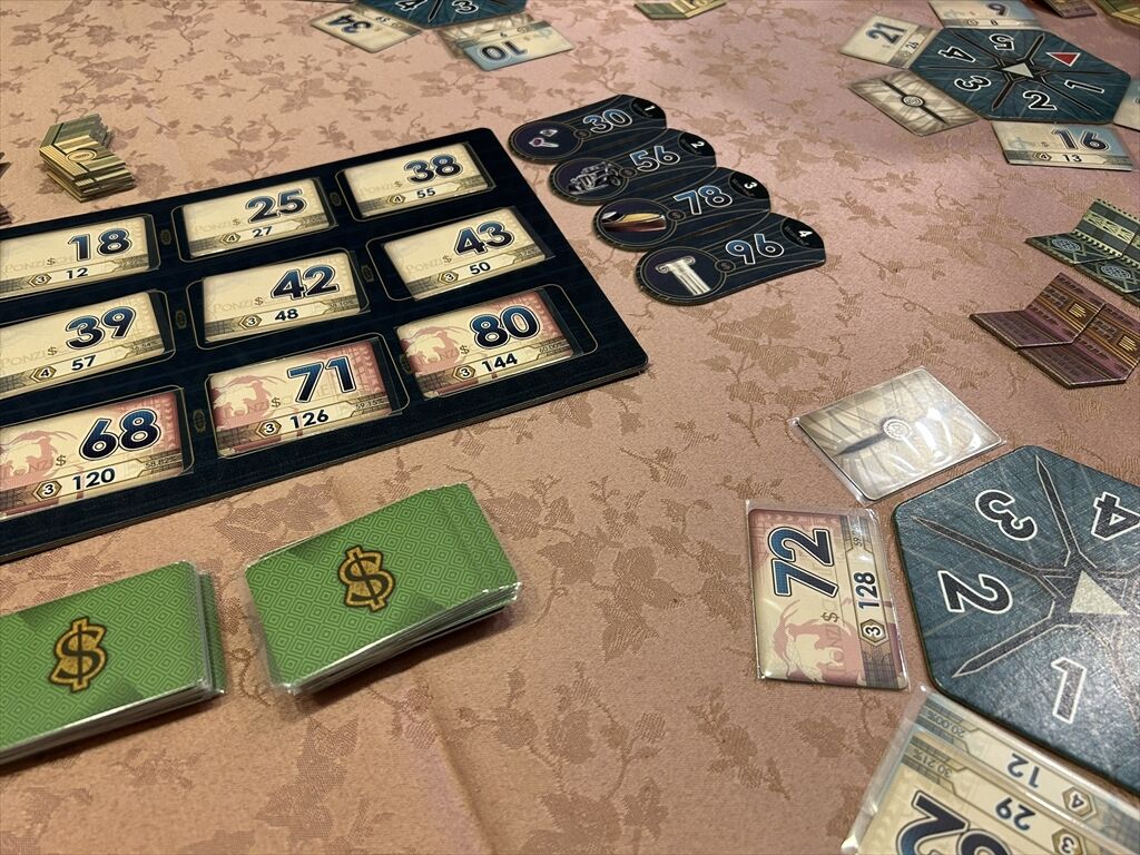 ボードゲーム・レビュー・評価】ポンジスキーム（Ponzi Scheme） : 「あそびつながるラボ」： おすすめのボードゲーム紹介ブログ