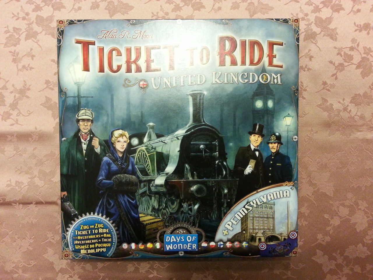 ボードゲーム・レビュー・評価】乗車券：イギリス（チケットゥライド
