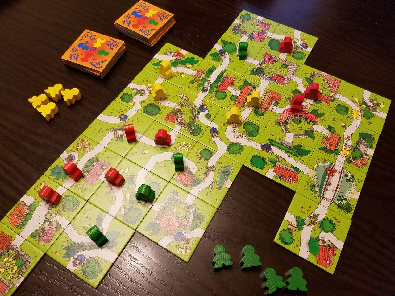 ボードゲーム レビュー 評価 カルカソンヌ キッズ カルカソンヌジュニア Carcassonne Junior あそびつながるラボ おすすめのボードゲーム紹介ブログ
