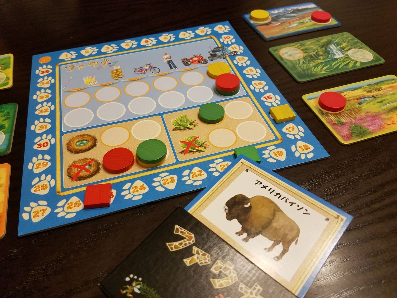 ボードゲーム レビュー 評価 ファウナジュニア Fauna Junior あそびつながるラボ おすすめのボードゲーム紹介ブログ