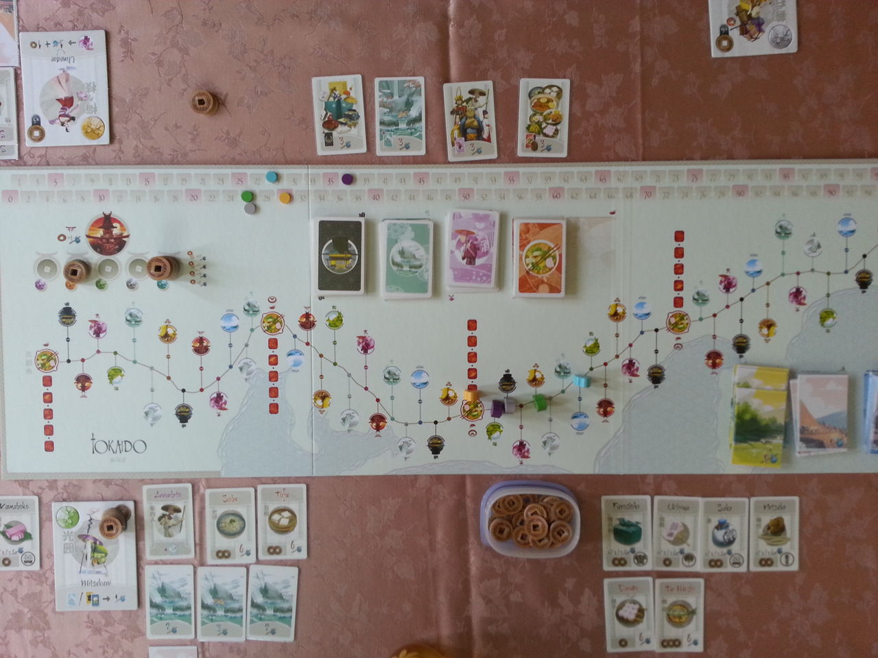 ボードゲーム レビュー 評価 東海道 Tokaido あそびつながるラボ おすすめのボードゲーム紹介ブログ