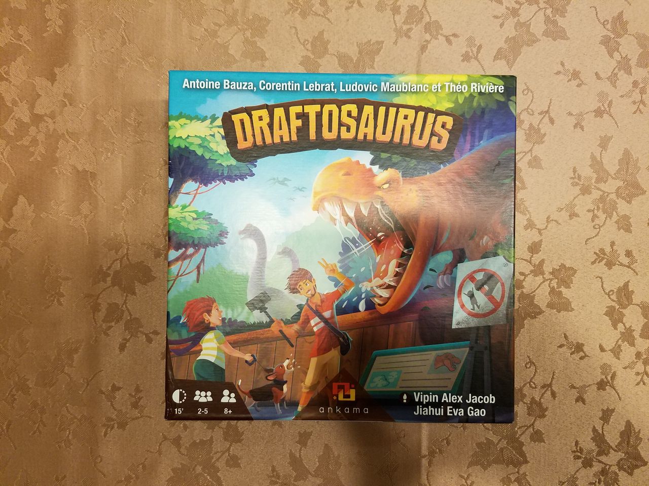 ボードゲーム レビュー 評価 ドラフトサウルス Draftosaurus あそびつながるラボ おすすめのボードゲーム紹介ブログ
