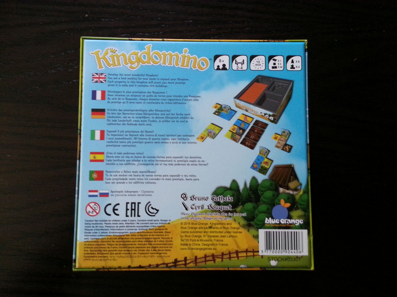 ボードゲーム レビュー 評価 キングドミノ Kingdomino あそびつながるラボ おすすめのボードゲーム紹介ブログ
