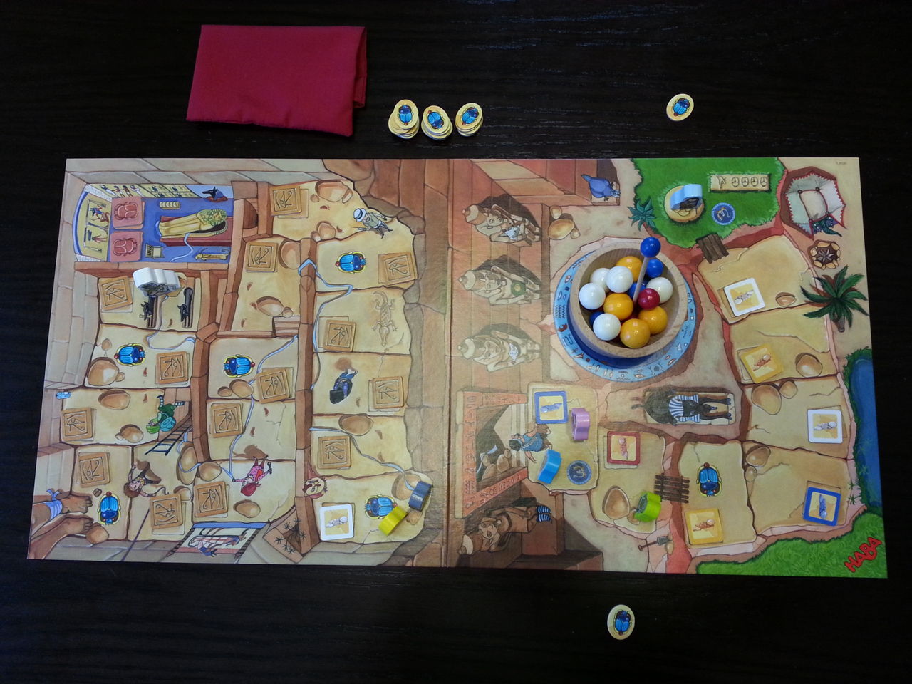 ファラ・オー・オー！(Pharao's Gulo Gulo) ボードゲーム Pharaoh's Gulo Gulo Review - with Tom Vasel - YouTube