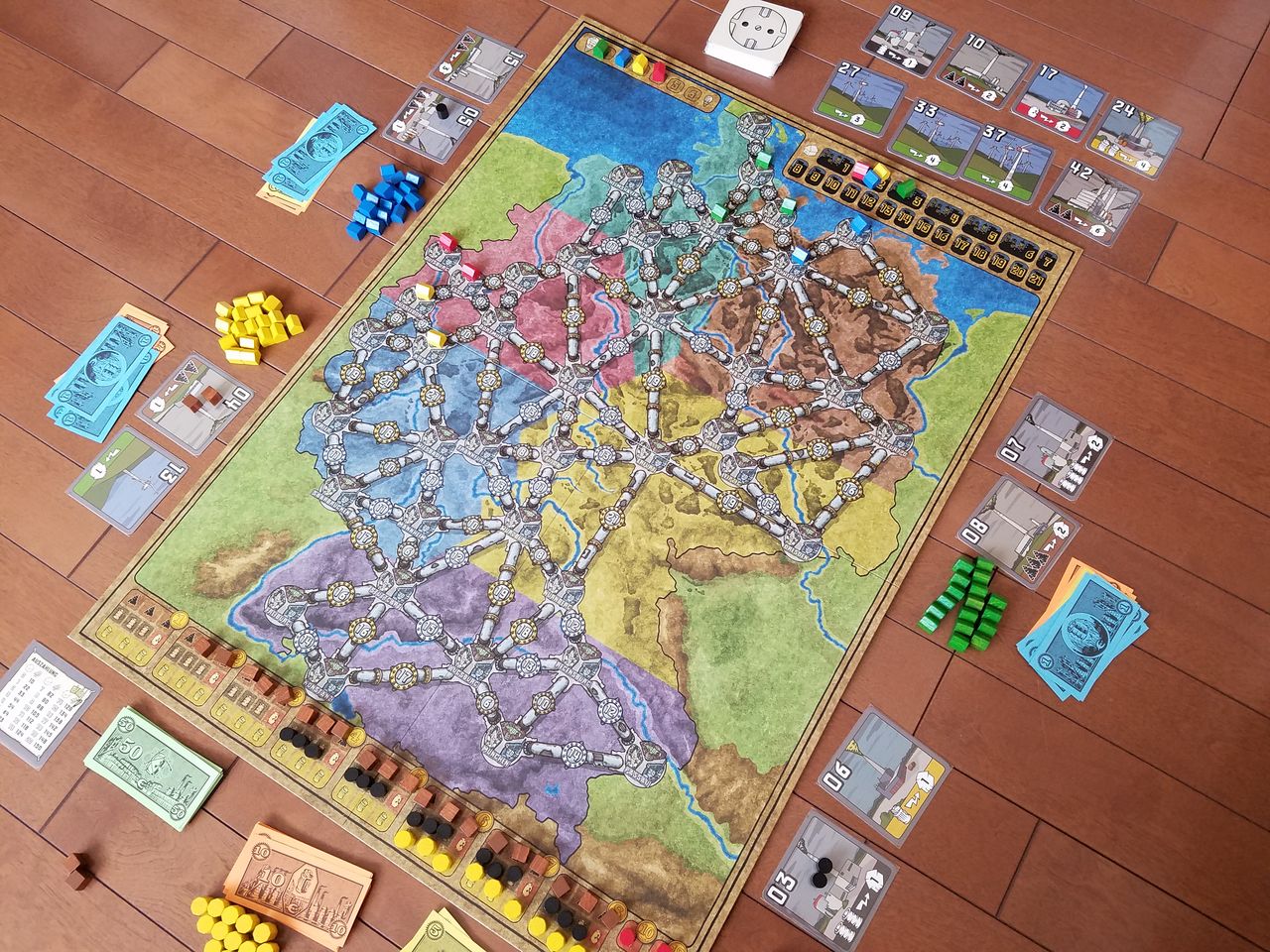 ボードゲーム・レビュー・評価】電力会社（Funkenschlag）（Power Grid） : 「あそびつながるラボ」： おすすめのボードゲーム 紹介ブログ