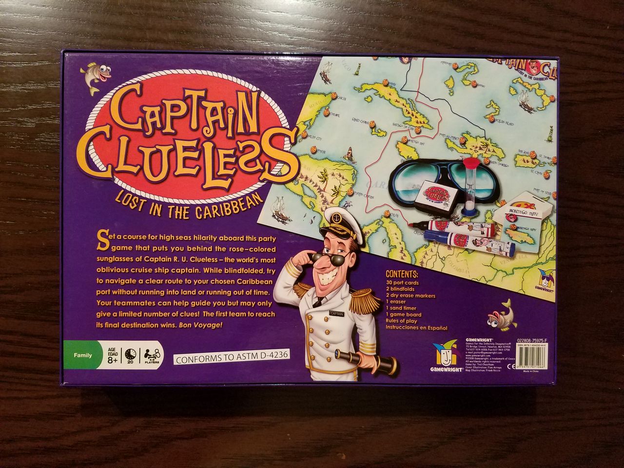 ボードゲーム レビュー 評価 キャプテン クルーレス Captain Clueless Lost In The Caribbean あそびつながるラボ おすすめのボードゲーム紹介ブログ
