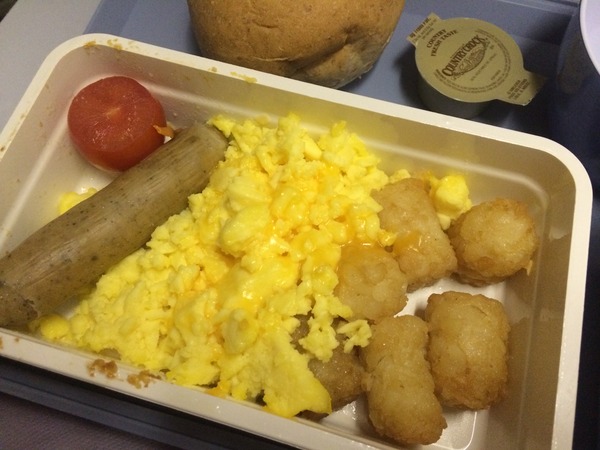 機内食(復路2食目)