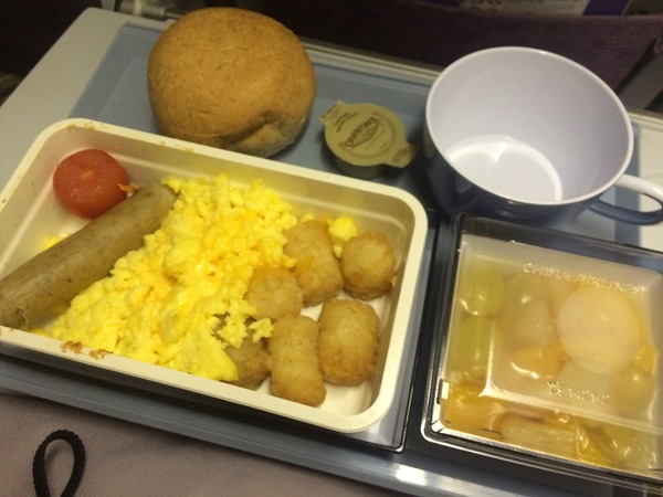 機内食(復路2食目)