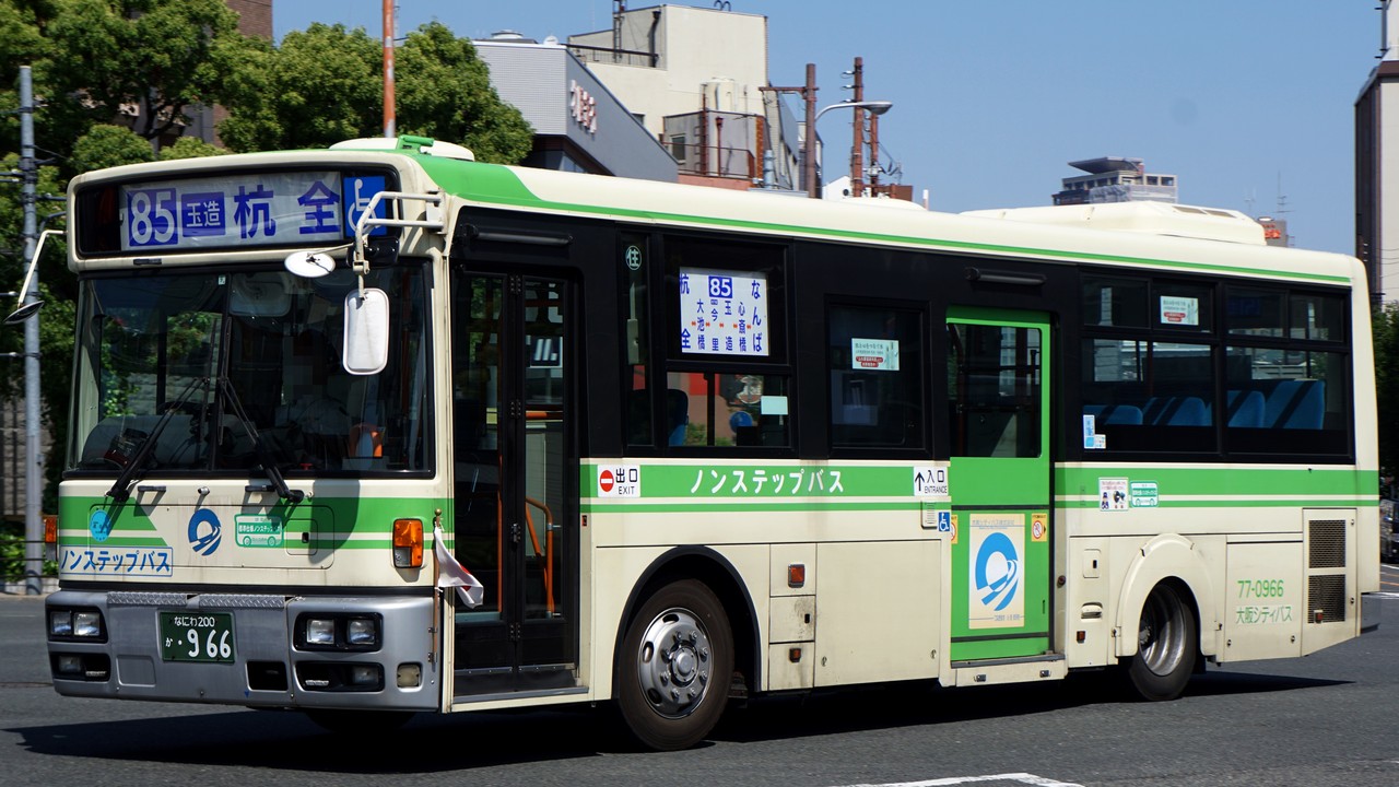 大阪シティバス 77 0966 おぐら山荘