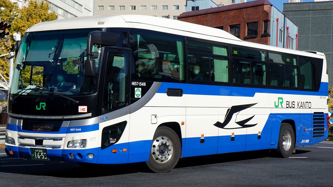 ｊｒバス関東 ｈ６５７ １５４１６ おぐら山荘