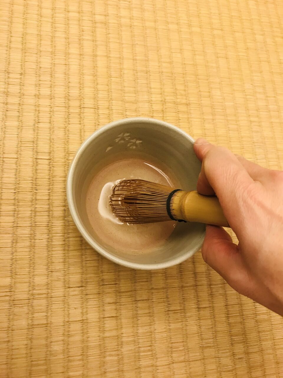 すすぎの茶筅通し ごく初歩の 茶道