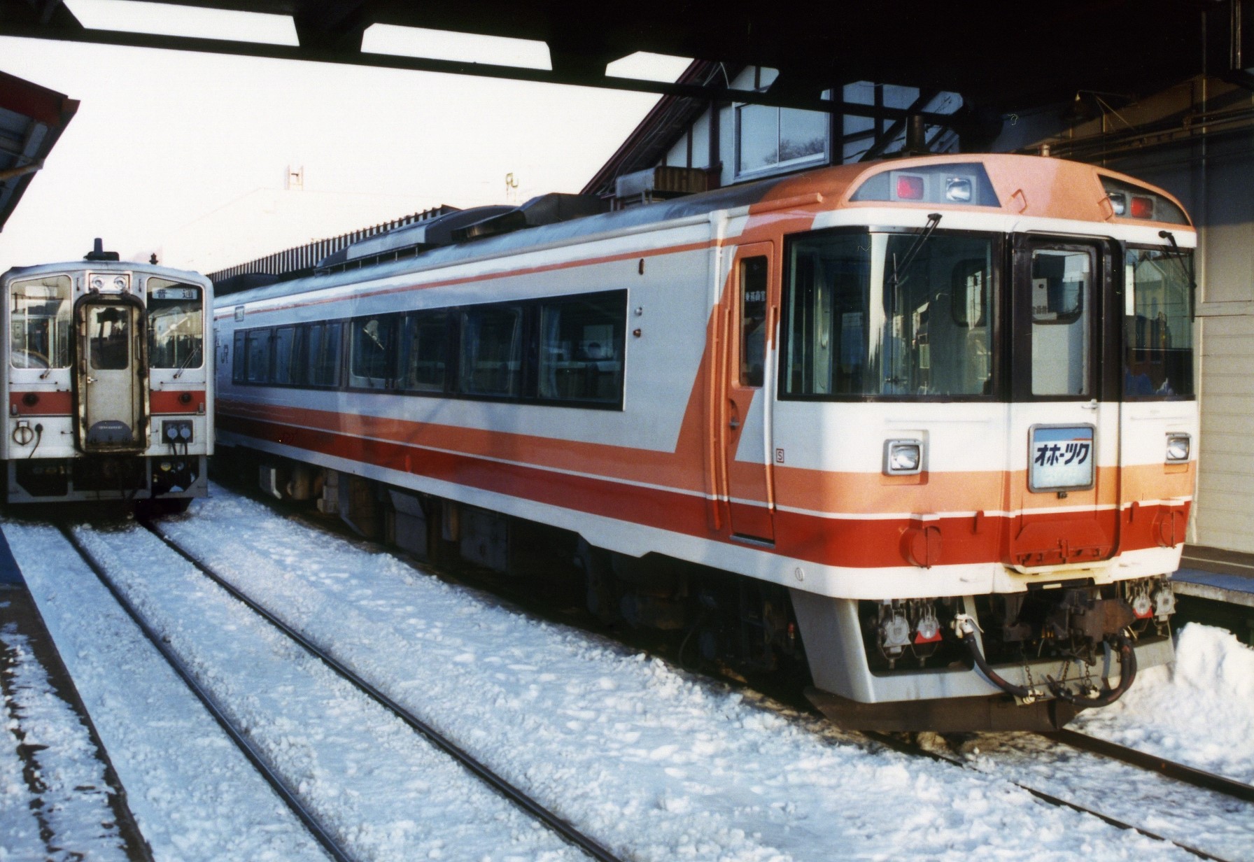 キハ182-501 検査票枠　JR北海道 キハ183系 おおぞら 北斗方向幕サボ キハ182-501 検査票枠 JR北海道 キハ183系 おおぞら 北斗方向幕