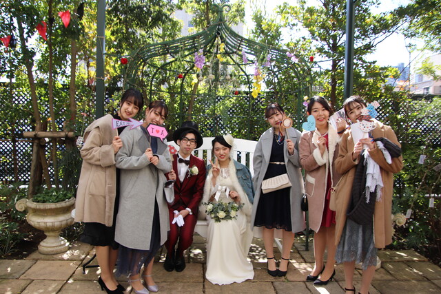 冬の模擬結婚式 大原トラベル ホテル ブライダル専門学校浜松校