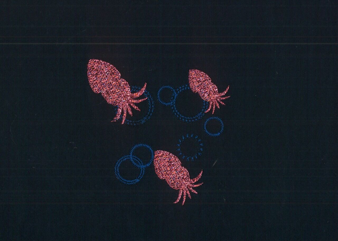 4月のテーマ ホタルイカ 大橋刺しゅう スタッフ Blog