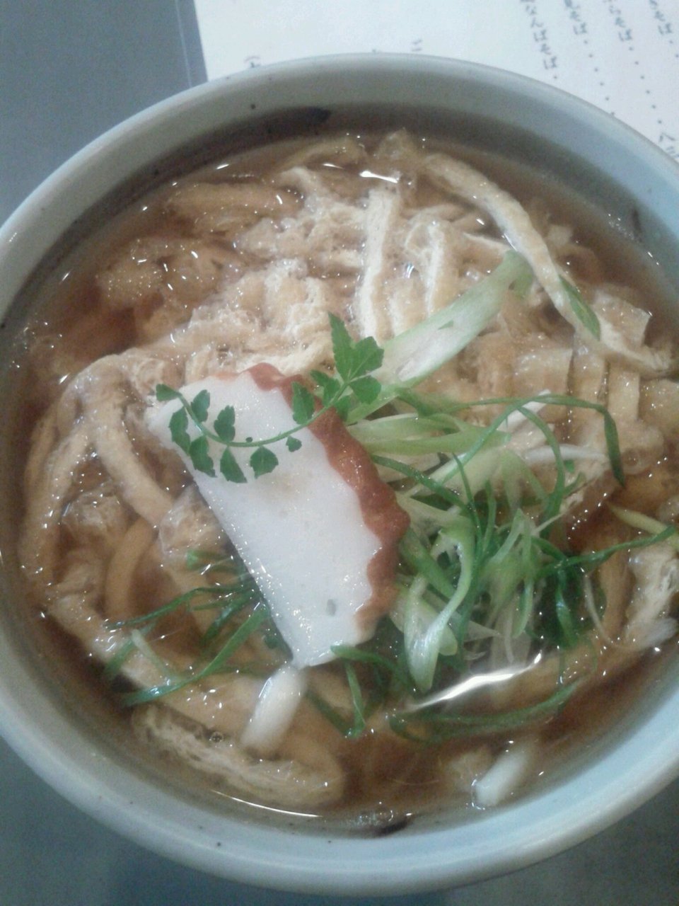 きつねうどん発祥の店で きざみうどん をわざわざ作ってもらう 手もみ 大阪うどん うさみ亭 マツバヤ プランナーの独り言