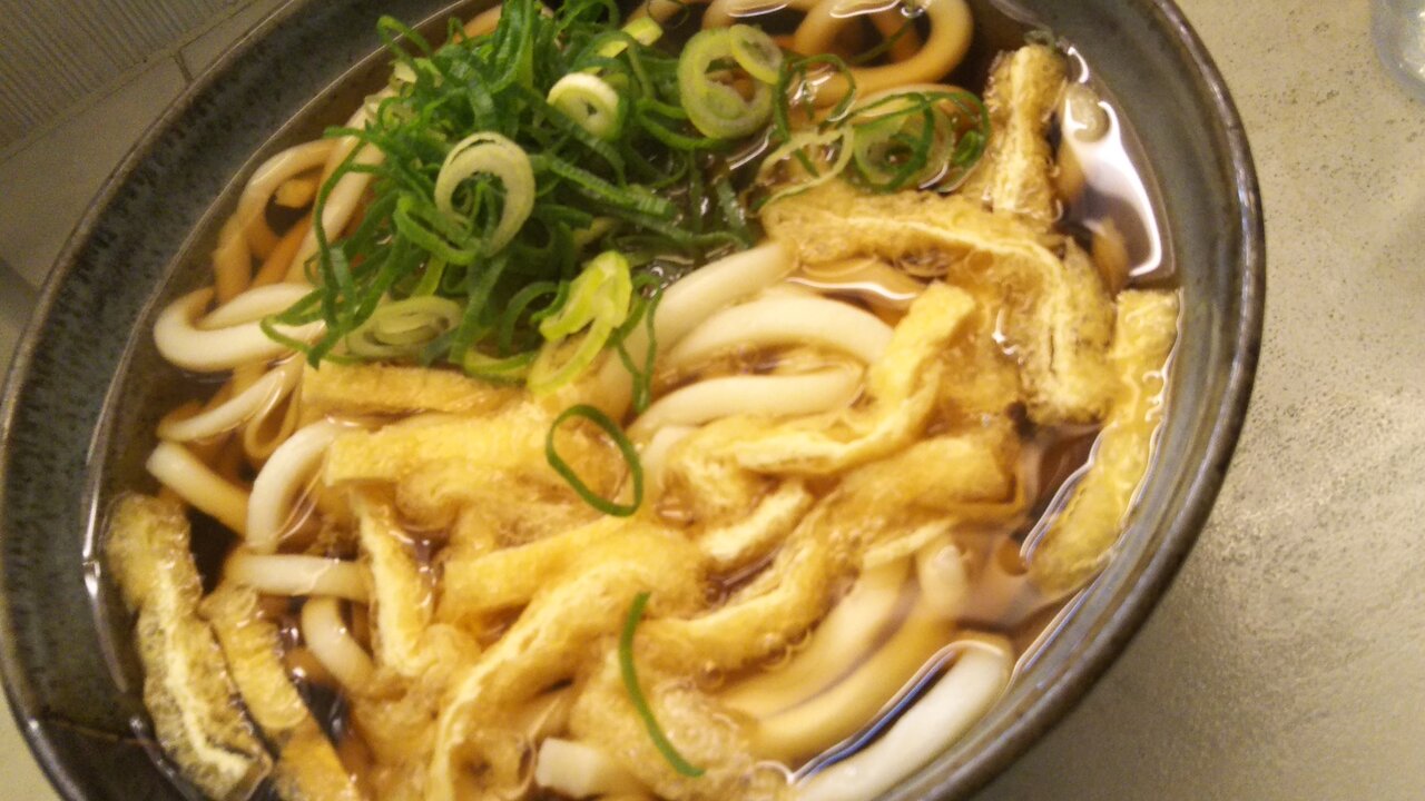 それでも きざみうどん 南海そば さんはやや出汁濃いめ 立ち食いうどん プランナーの独り言