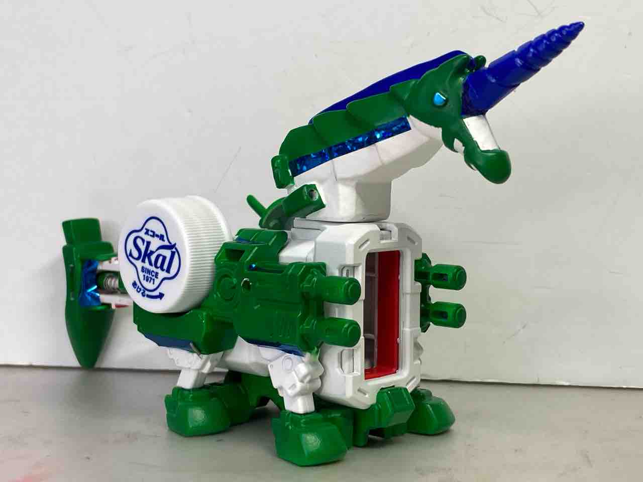 改造おもちゃ紹介】ボトルマン ユニスコールDX : ガッツポーズで日が沈む