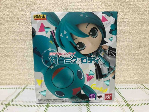 ご紹介】超合金 ミラクルヘンケイ 初音ミクxロディ : ガッツポーズで日