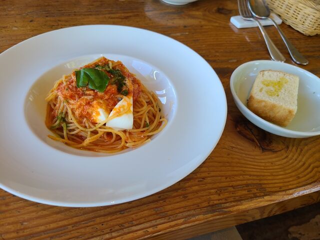 パスタランチ Funagoya 野尻湖 おひま倶楽部のランチ部屋 パスタランチ Funagoya 野尻湖 おひま倶楽部のランチ部屋