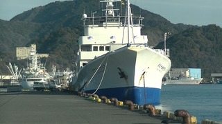 １２月２０日０８時２４分　第３７明豊丸は塩の積み込み済