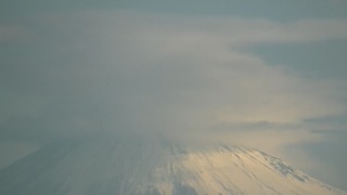 １月３１日０８時２４分　富士山頂付近