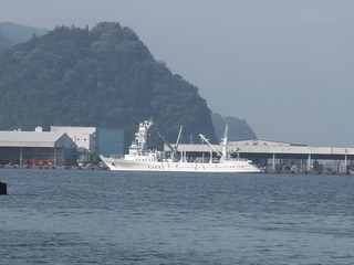 ６月９日　右舷接岸の第２たいよう丸１