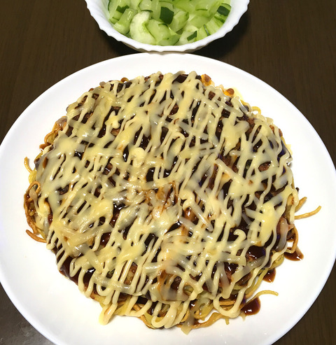 チーズお好み焼き
