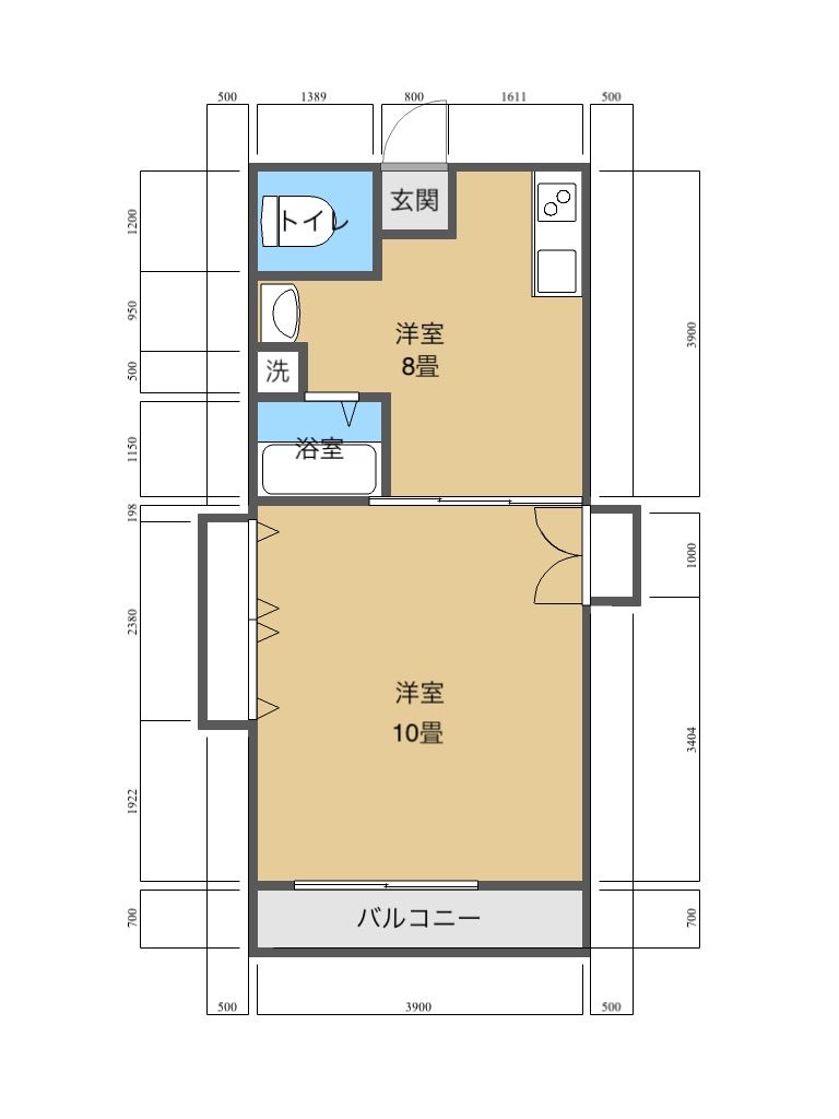 キッチン 一人暮らし 寸法 Homu Interia