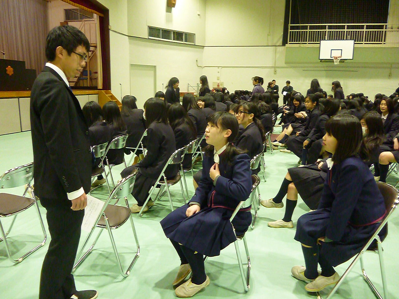 卒業式リハーサル 桜華女学院中学校のblog 卒業式リハーサル 桜華女学院中学校のblog