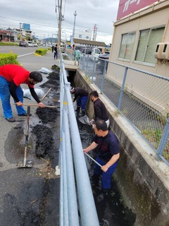 溝掃除④