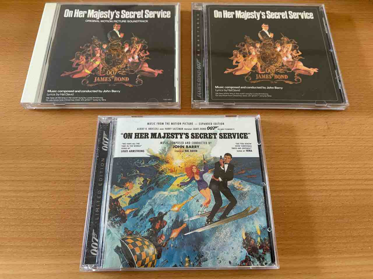 007シリーズ・サントラCDコレクション（オリジナル・限定・完全・ブート盤含む） : For James Bond 007 Lovers Only