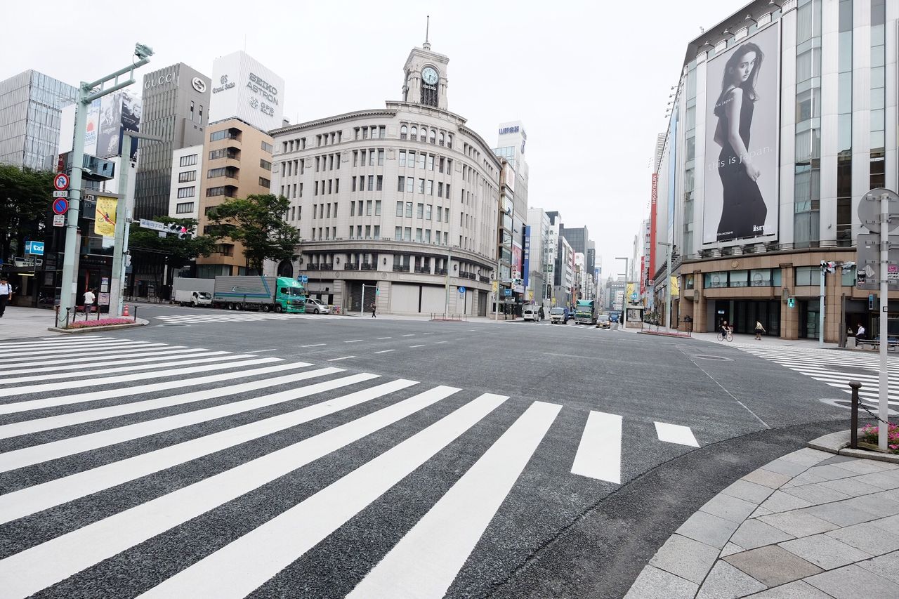 東京散歩 朝の銀座 歌舞伎座界隈 おやじ厨房に入る 改 おやじ上海に居る