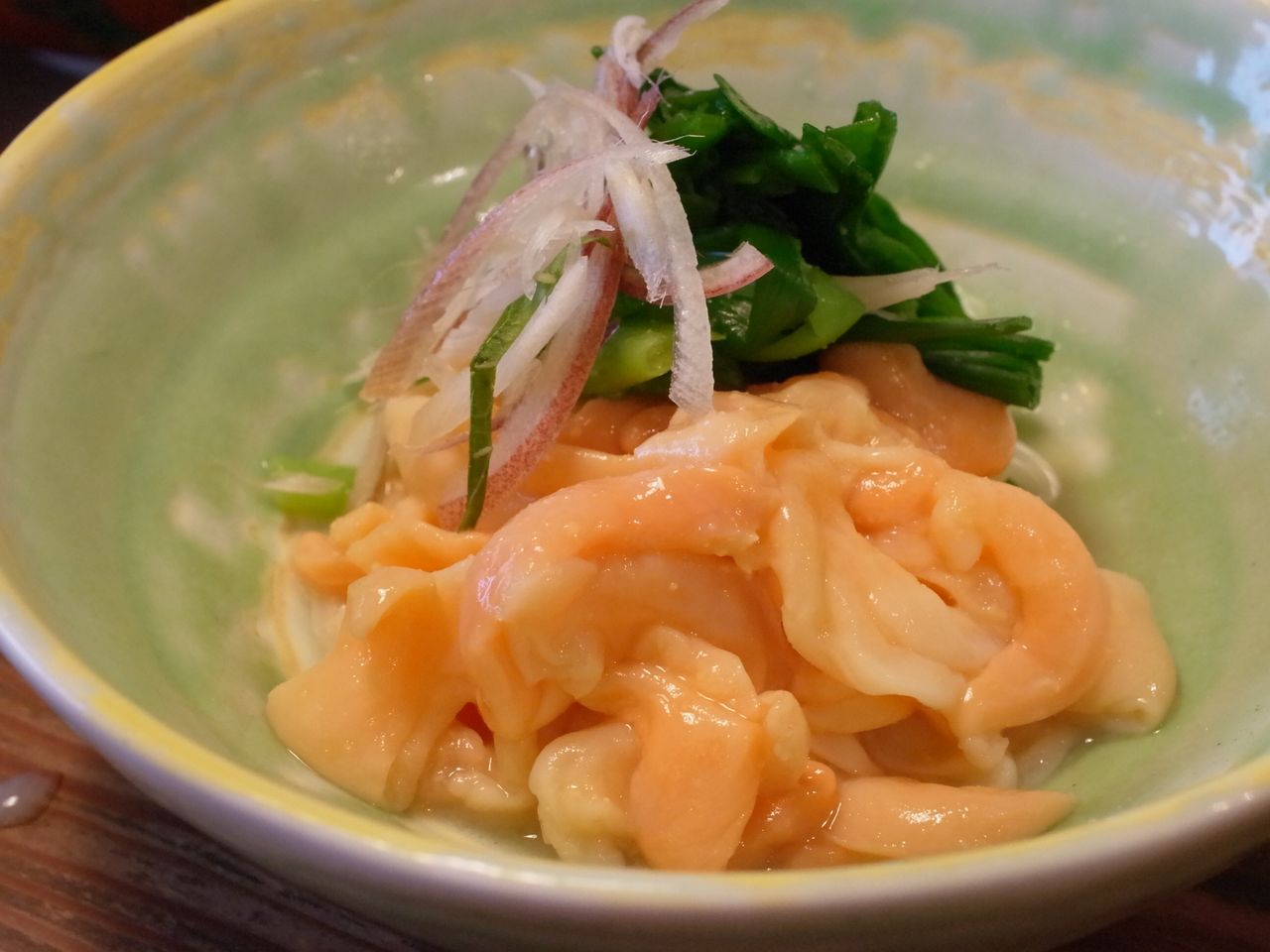 あおやぎとわけぎのぬた おやじ厨房に入る 改 おやじ上海に居る