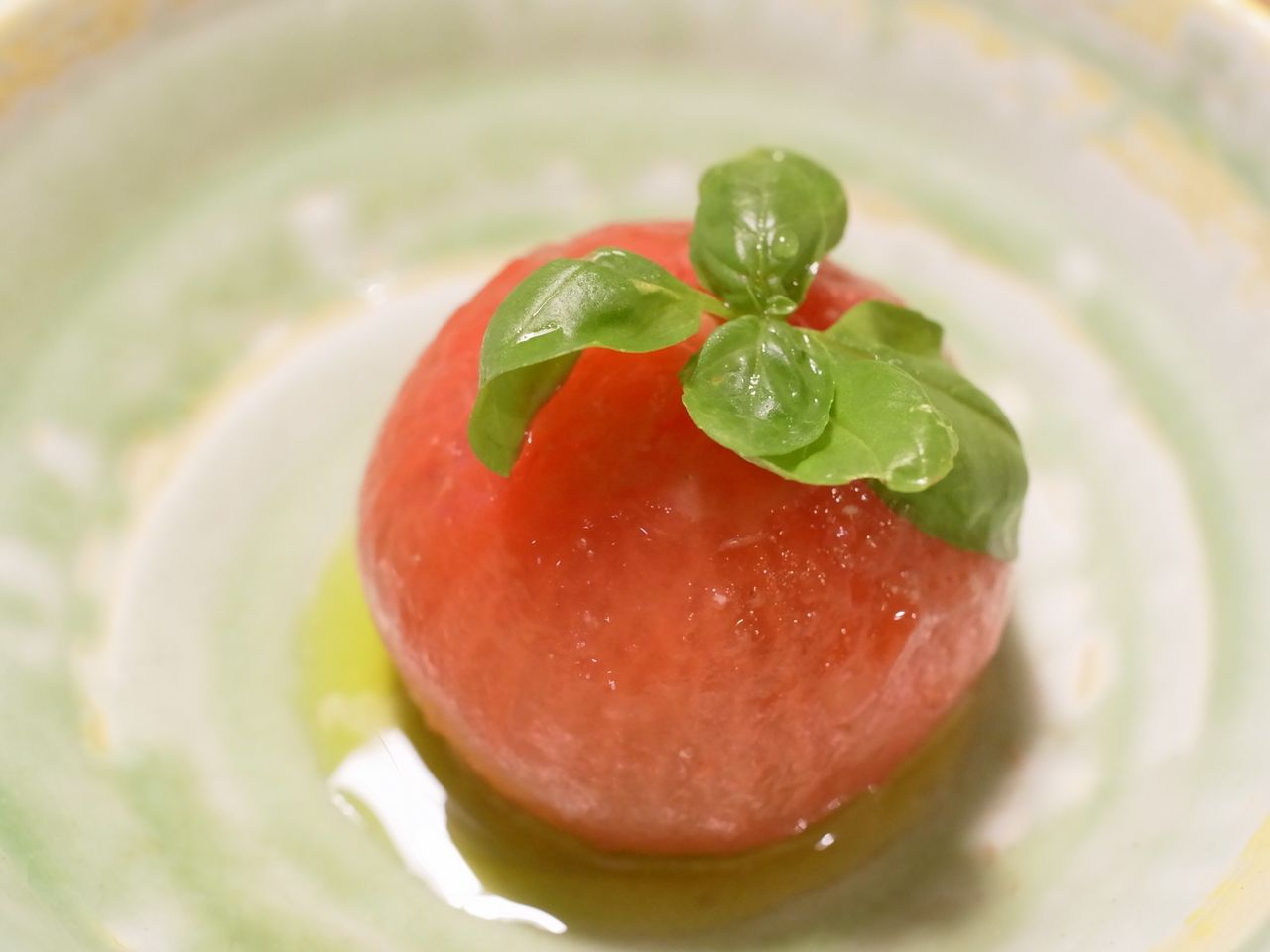 トマトの丸ごとマリネサラダ おやじ厨房に入る 改 おやじ上海に居る