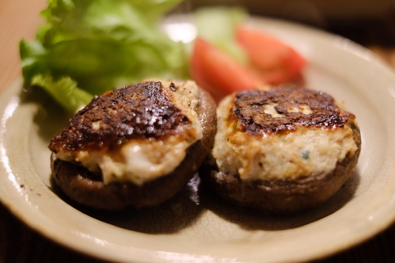 椎茸の肉詰め 鳥ミンチで作りました おやじ厨房に入る 椎茸の肉詰め 鳥ミンチで作りました おやじ厨房に入る