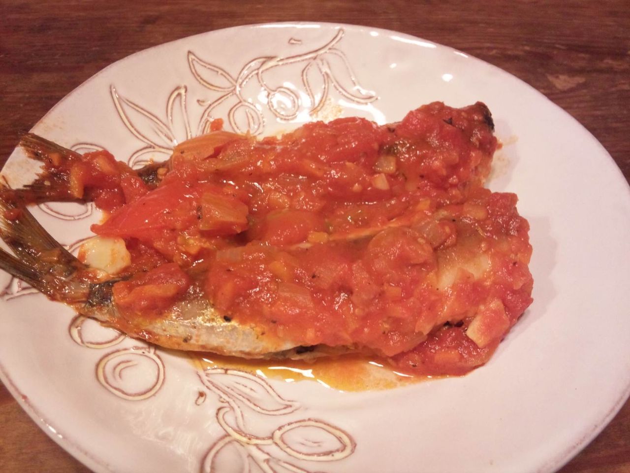 いわし トマト煮込み おやじ厨房に入る
