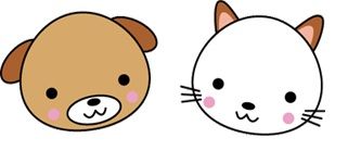 犬猫イラスト