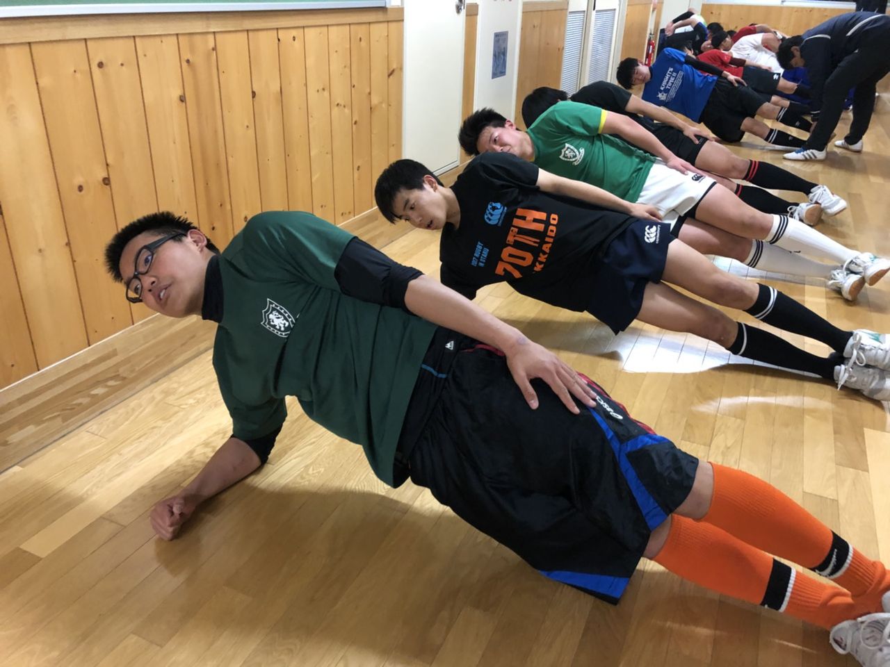 校内フィジカルトレーニング 小樽桜陽高校ラグビー部 公式ブログ